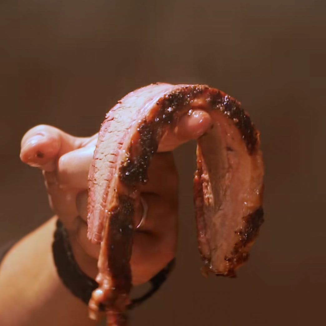Smoked Barbecue Brisket Texas Style - Blue Ox - Black Angus Prime