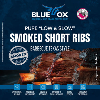 Smoked Barbecue Short Ribs - Blue Ox - Black Angus Prime