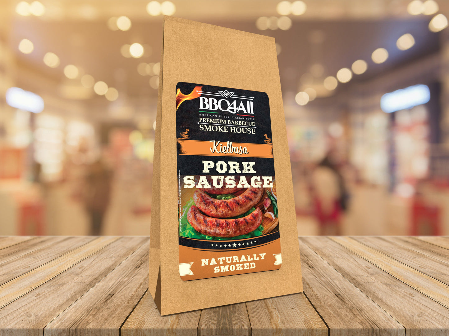 BBQ4All Smokehouse Kielbasa Sausage 250g
