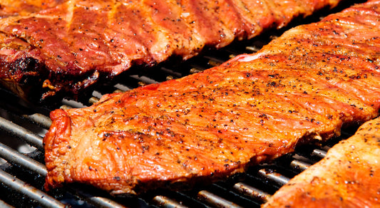 Smoked Barbecue St. Louis spare Ribs - Duroc