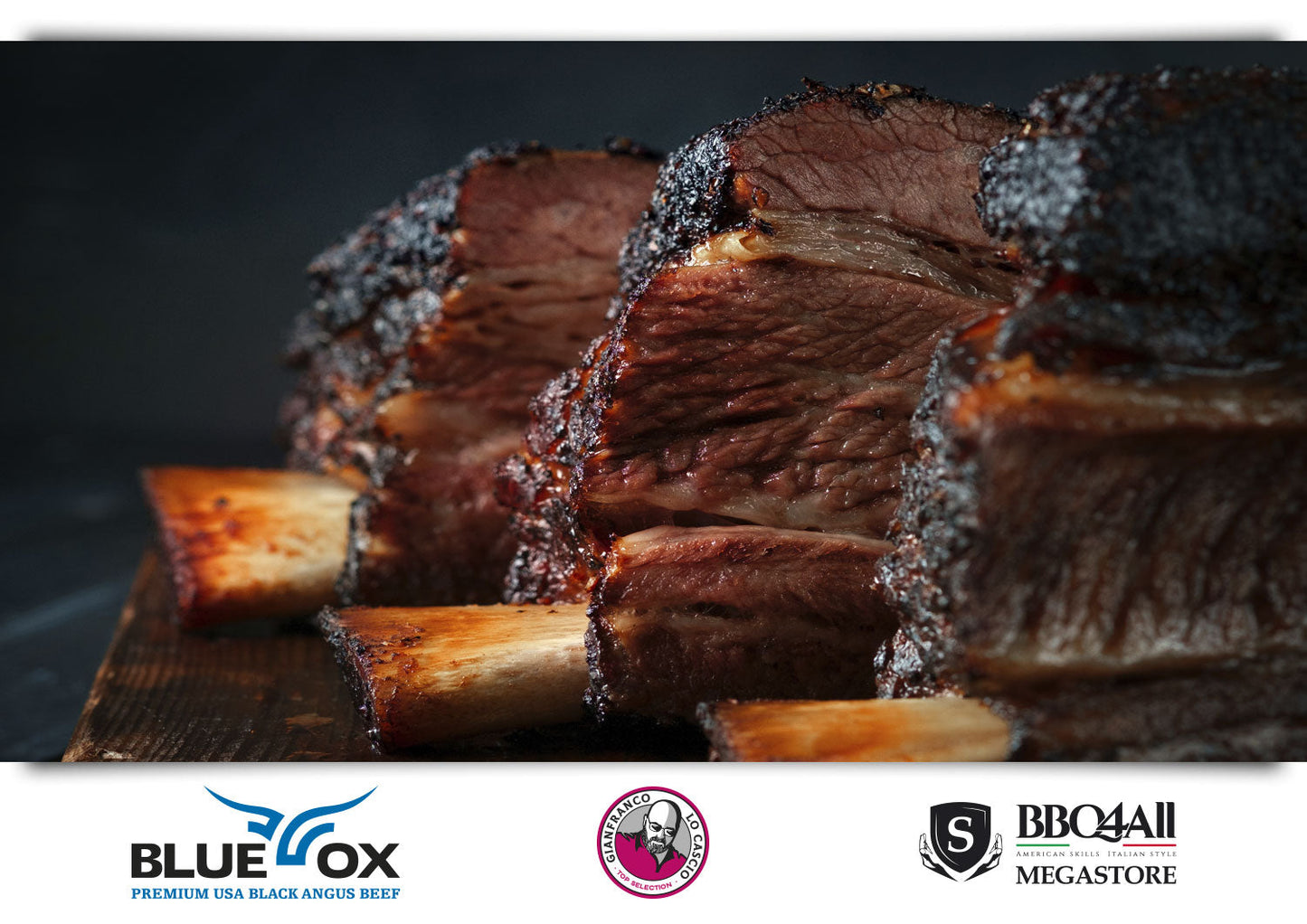 Smoked Barbecue Short Ribs - Blue Ox - Black Angus Prime